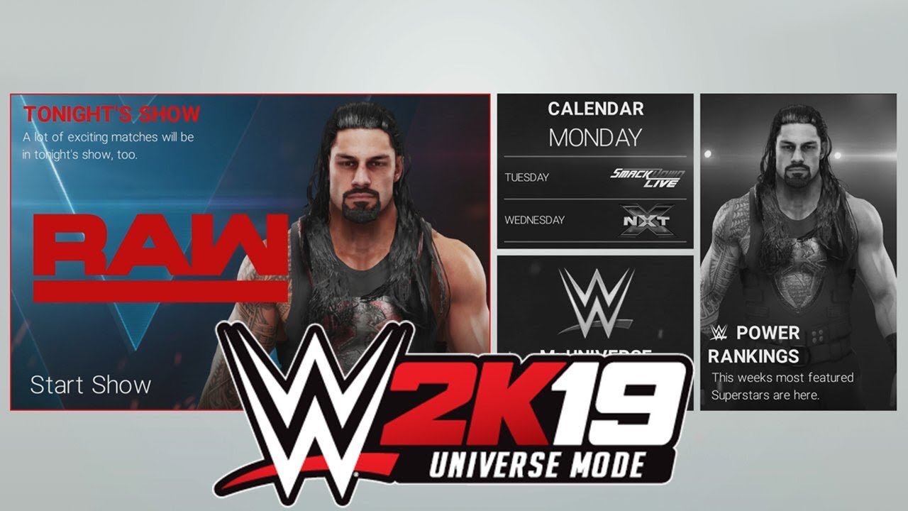 WWE 2K19: Universe Mode Early Gameplay (EXCLUSIVE)