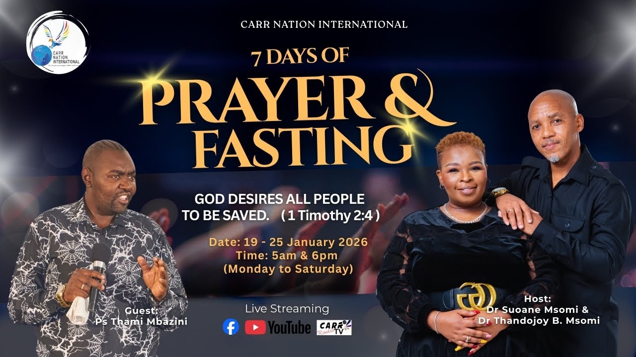 7 DAYS OF PRAYER & FASTING WITH PASTOR MBAZINI
