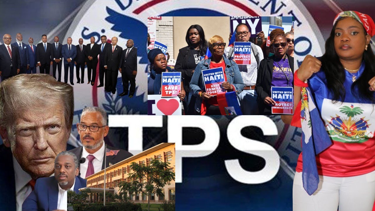 Etazini avili tet li nan dosye TPS la/ Demokrat yo di TPS la pap kanpe! Lapolis fe dega kay Youry Ch