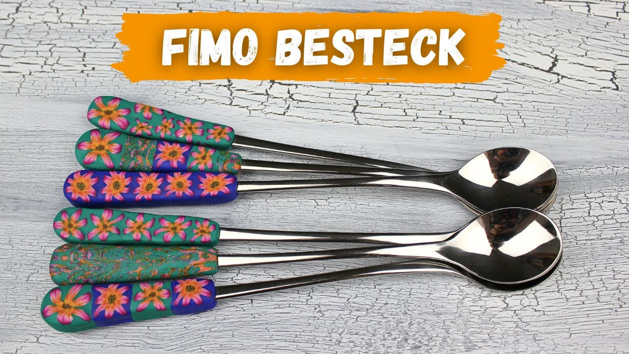 So verzierst Du Dein Besteck mit FIMO