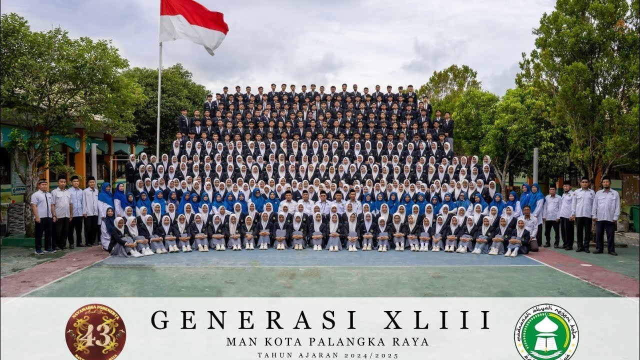 VIDEO ANGKATAN GEN 43 MAN KOTA PALANGKA RAYA