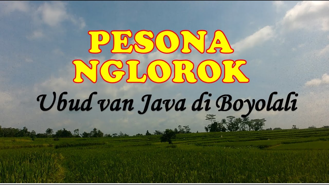 Suasana pedesaan - panorama khas Ubud van Java ada di Boyolali