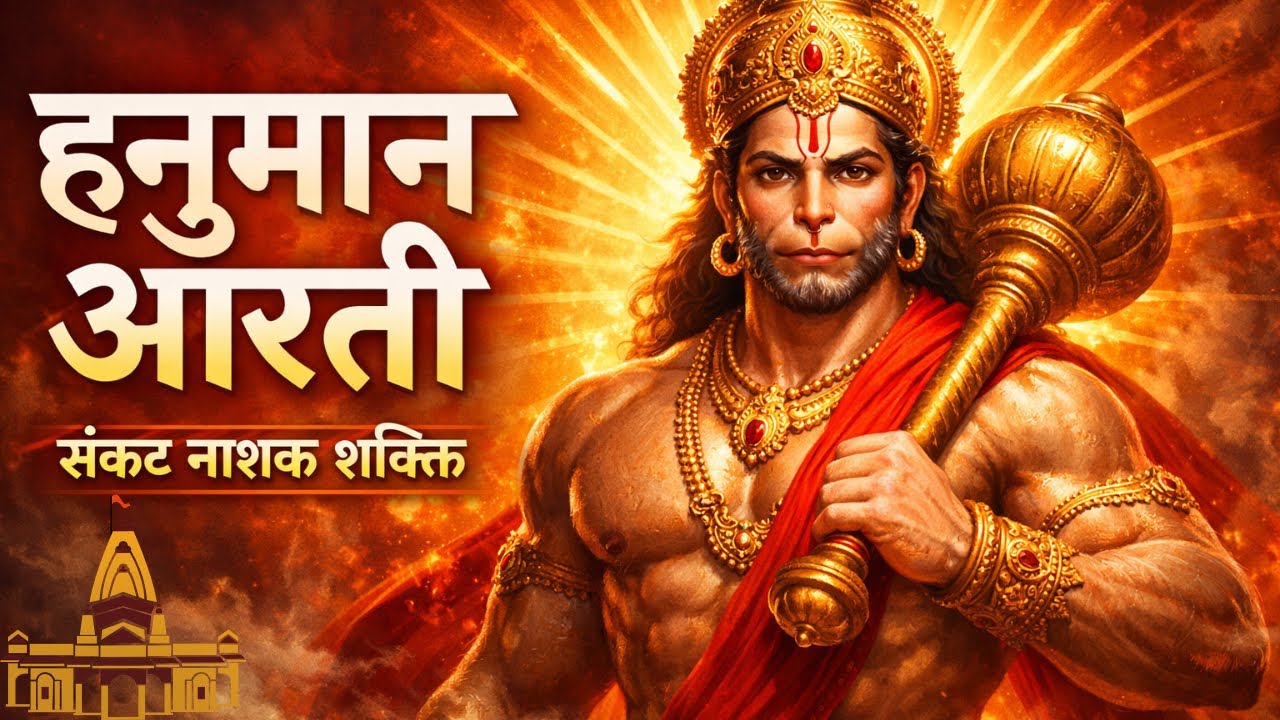 हनुमान आरती 🙏 | संकट नाशक शक्ति | अभी Subscribe करें | Powerful Bhakti