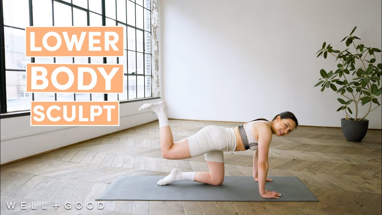 18 Minute Lower Body Slider Workout | Trainer of the Month Club | Well+Good