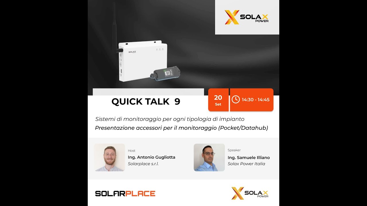 Quick Talk 9 - Accessori per il monitoraggio (Pocket/Datahub)
