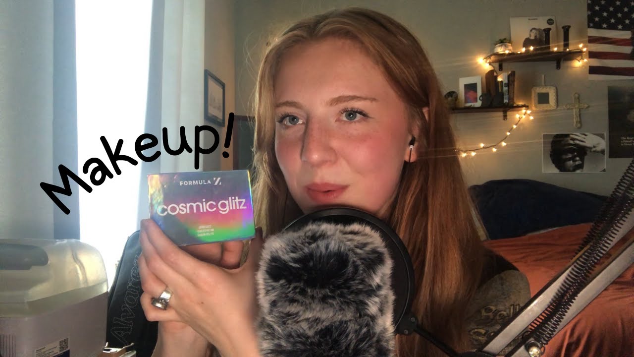 Asmr doing your makeup❤️⁺｡☾💄