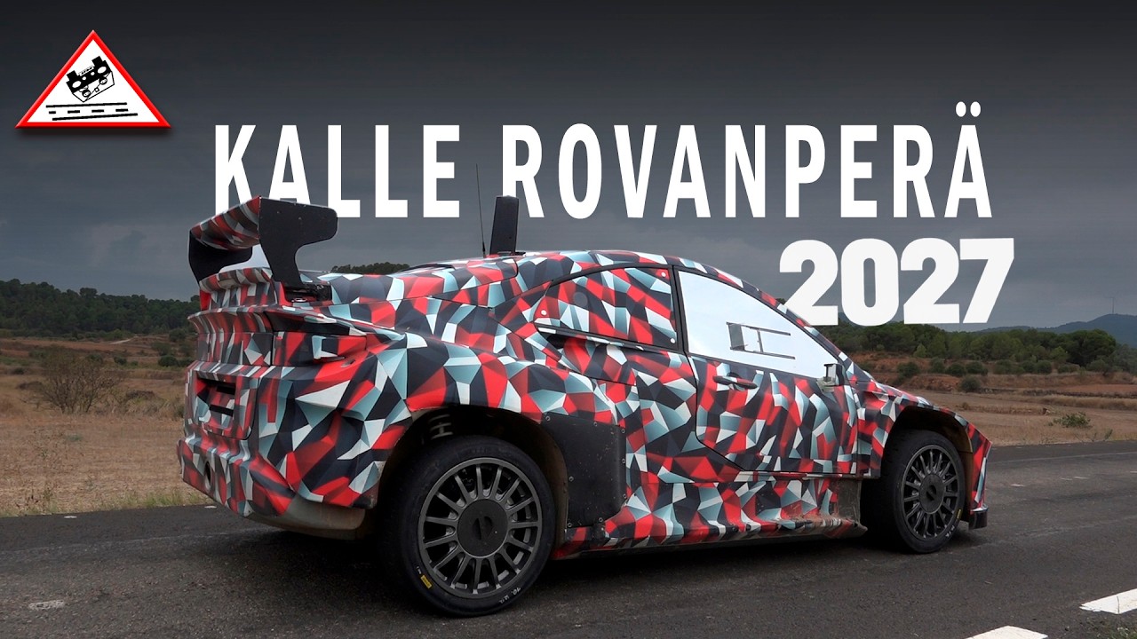 Kalle Rovanper&auml; Test Toyota GR Prototype 2027 [Passats de canto]