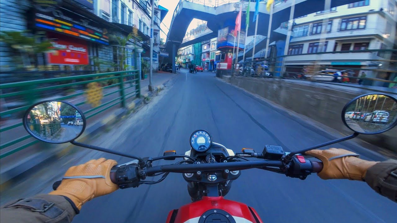 Winter Morning in Gangtok | Scram 411 POV (RAW Sound)