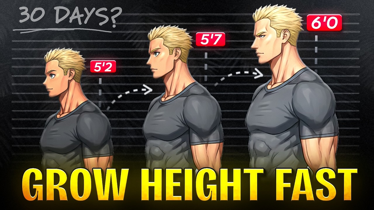 increase HEIGHT &uarr; Fast & Naturally | Grow Taller (Even After 18)