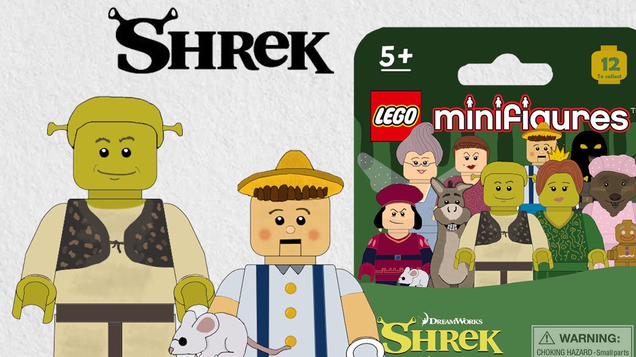Lego Shrek Minifigure CMF Draft Series 1