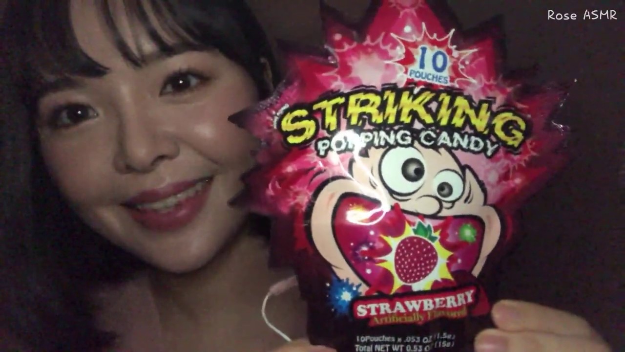 Lofi ASMR Popping Candy, Mouth Sounds
