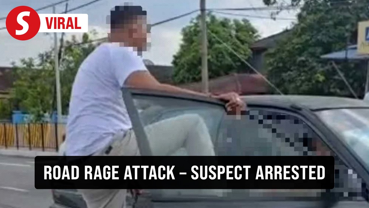 CAUGHT ON CAMERA: Man detained after road rage attack goes viral