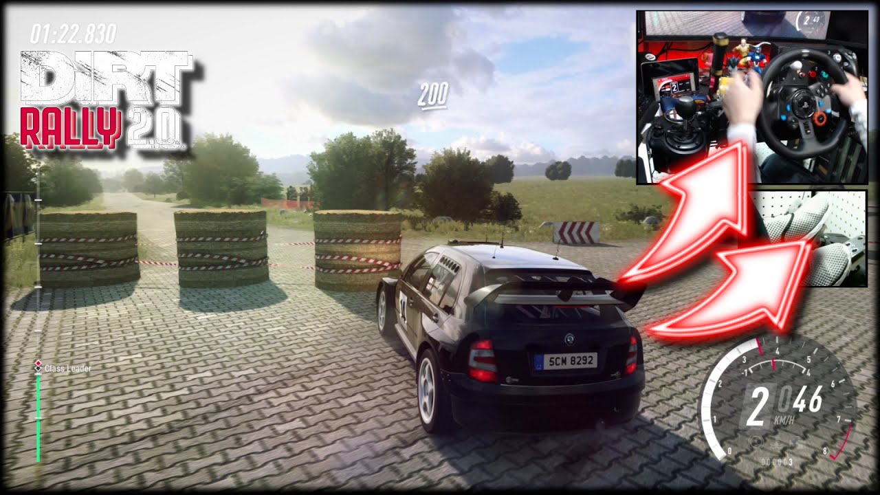 &Scaron;KODA Fabia WRC Rally Germany / Logitech G29 DiRT Rally 2.0 DLC