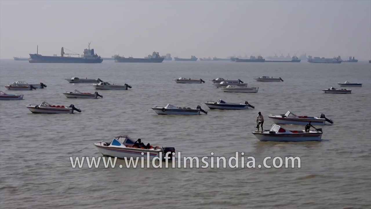 Sea of ships: Patenga Sea Beach is a famous tourist spot in Chittagong, Bangladesh