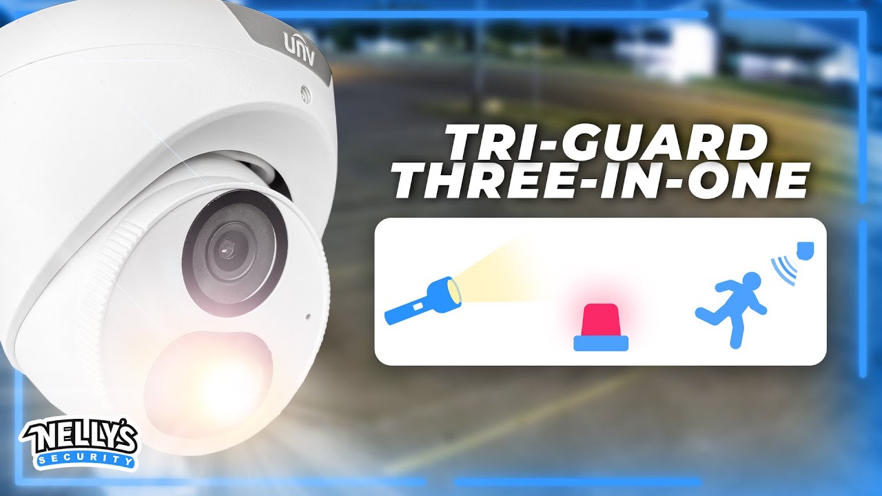 Tri-Guard Triple Threat Security Camera: Three UNV Features Rolled Into One Awesome Camera