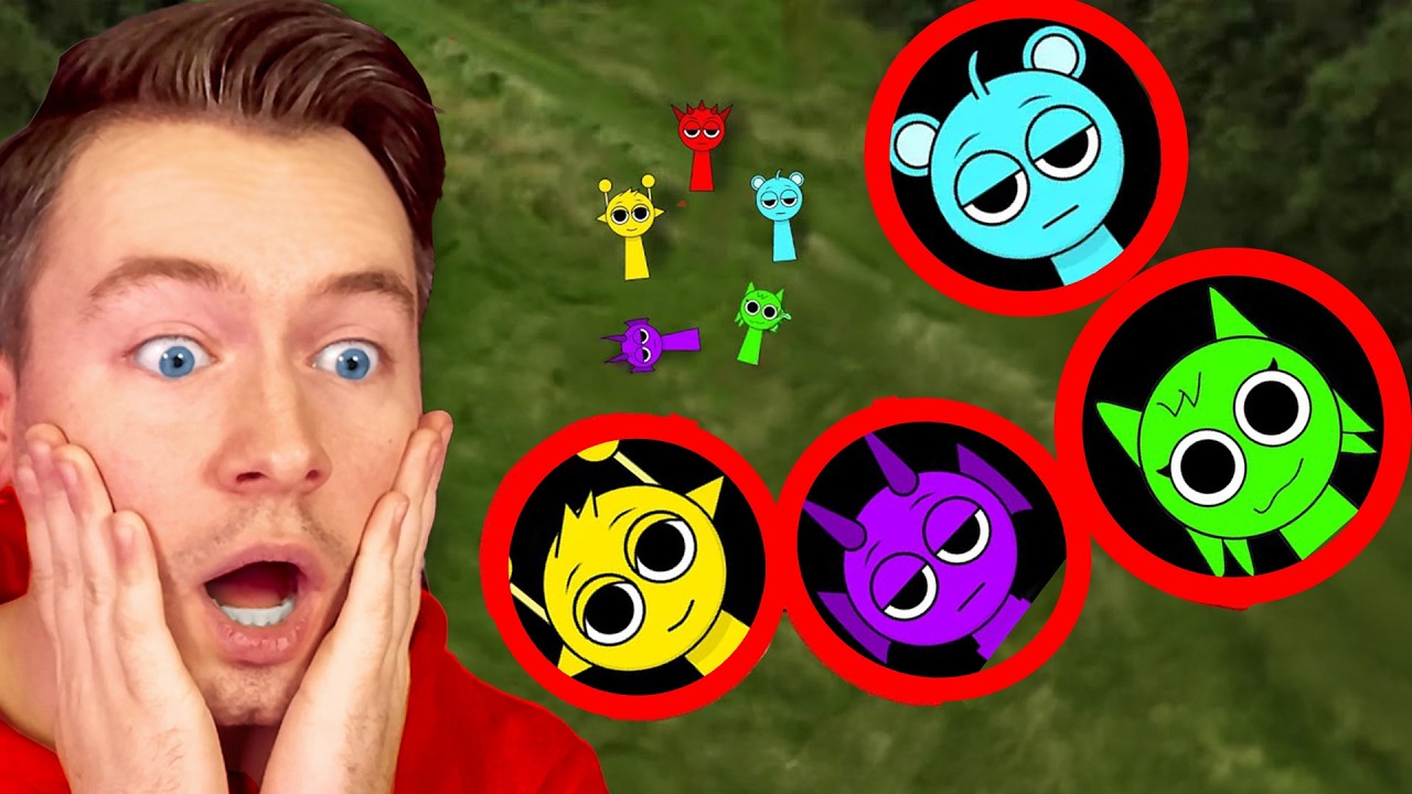 DROHNE überwacht ALLE SPRUNKI in REAL LIFE!😱