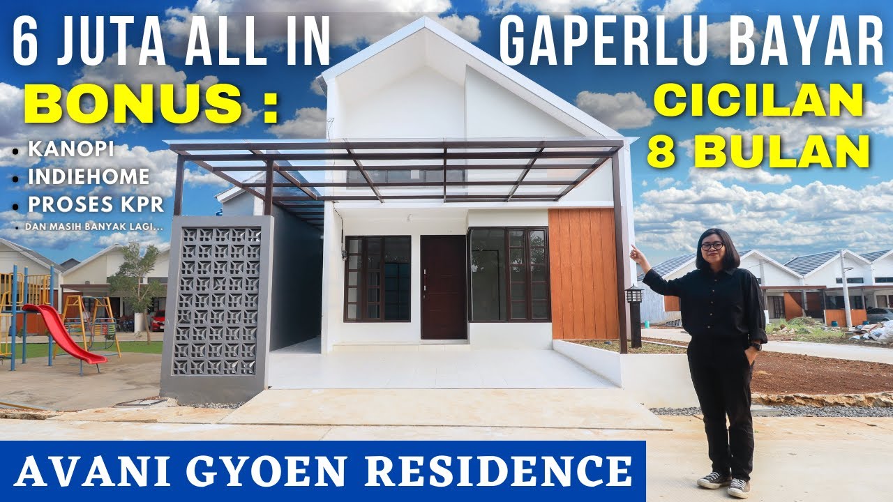 Avani Gyoen Residence - Rumah 3 Jutaan Promo DP Murah Rumah Minimalis Konsep Jepang di Sawangan