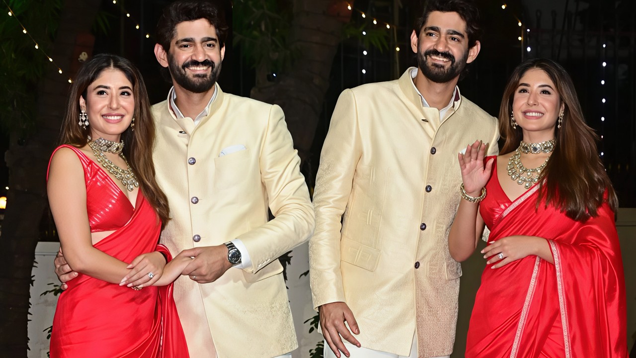 Kritika Kamra-Gaurav Kapur Wedding First Video Make Their First Public Appearance