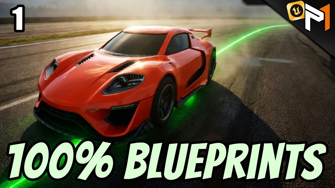 Build a Pro AI Traffic System in UE5 (100% Blueprints) | Traffic System p1