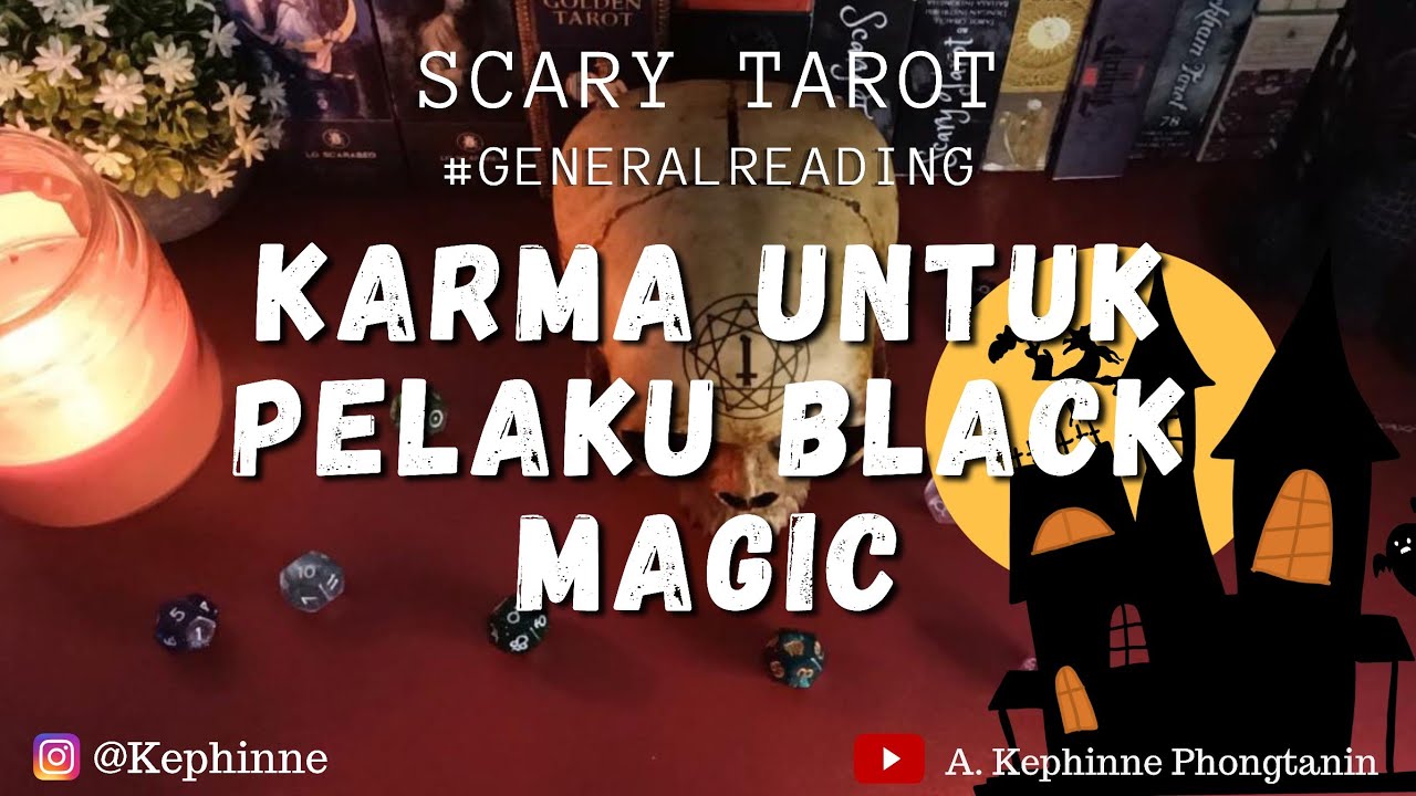 💀 Karma untuk pelaku black magic #scarytarot