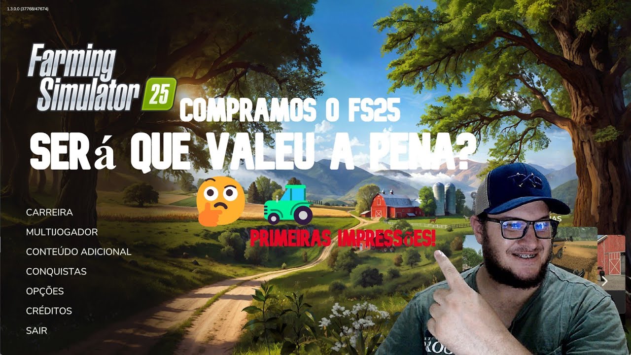 Farming Simulator 25: Valeu a Pena Comprar? Primeiras Impressões 🚜✨