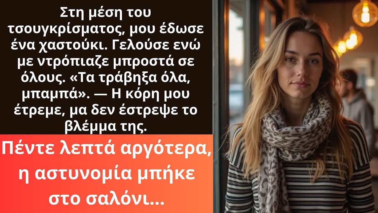 Με πρόσβαλε και με χτύπησε. Η κόρη μου αποκάλυψε ένα μυστικό που πάγωσε όλο το τραπέζι…