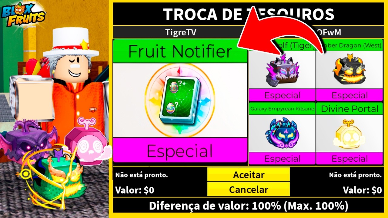 O QUE AS PESSOAS OFERECEM NO NOTIFICADOR DE FRUTAS ANTES DA ATUALIZAÇÃO DO BLOX FRUITS!