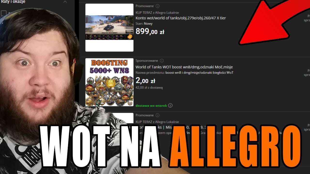 WORLD OF TANKS NA ALLEGRO 🤑 [BEKA XDD]