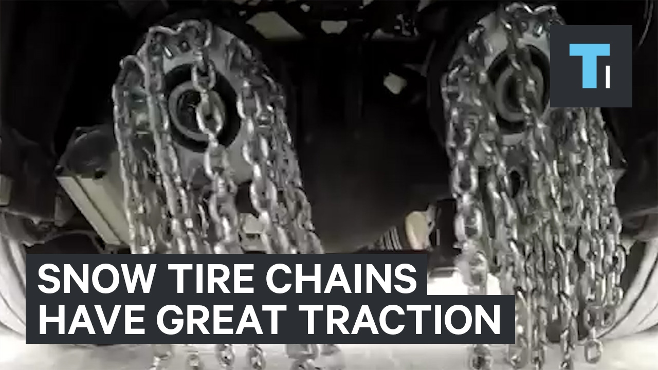 Automatic Snow Tires Throw Chains At Your Wheels
