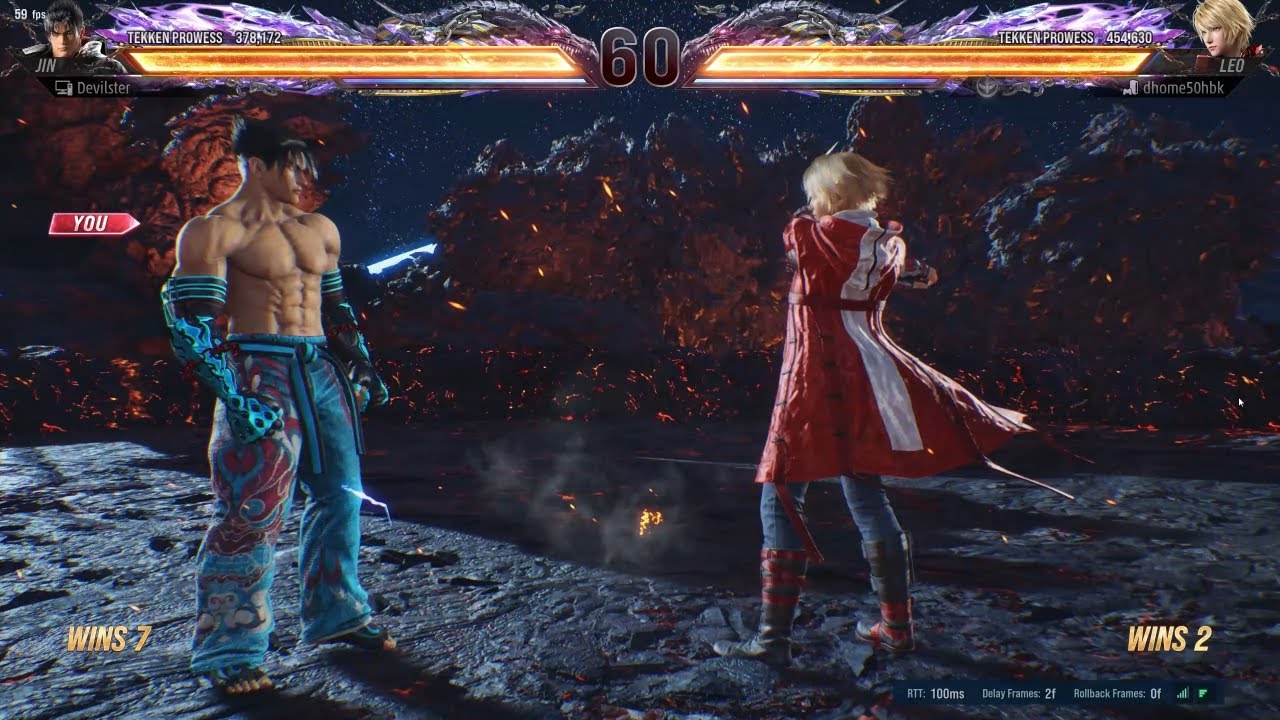 A Combo Exhibition Match Between Two Gods Of Destruction| Jin Vs Leo!
