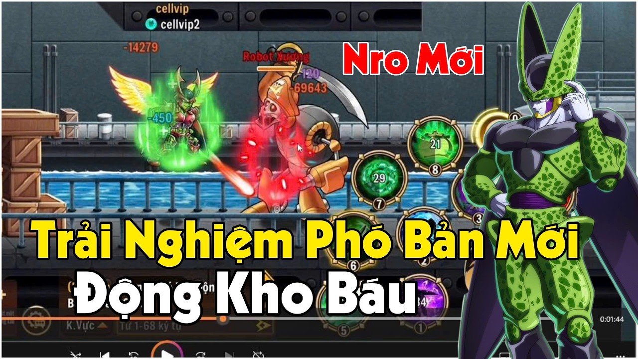 Vụ Trụ Đại Chiến - Trải Nghiệm Phó Bản Động Khó Báu Phiên Bản Vip Của Ngọc Rồng Mới!