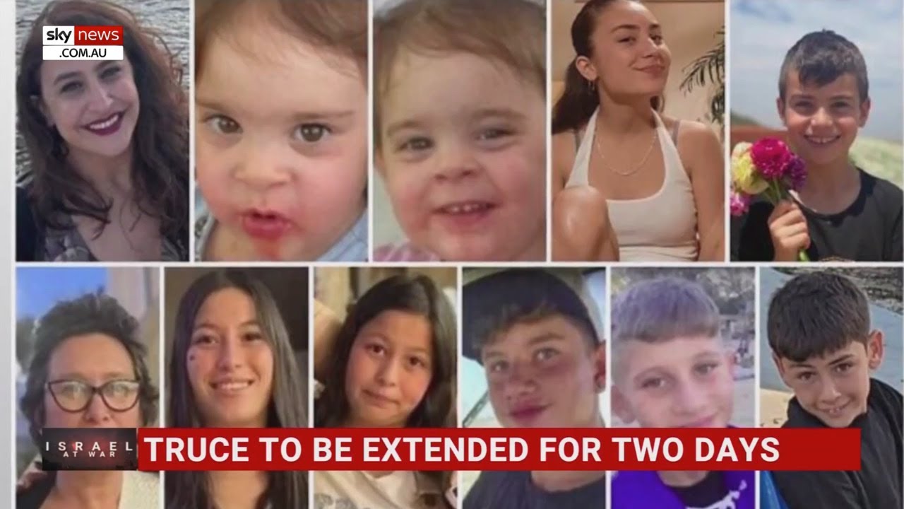 Emotional moment more Israeli hostages are returned home as cease-fire extended