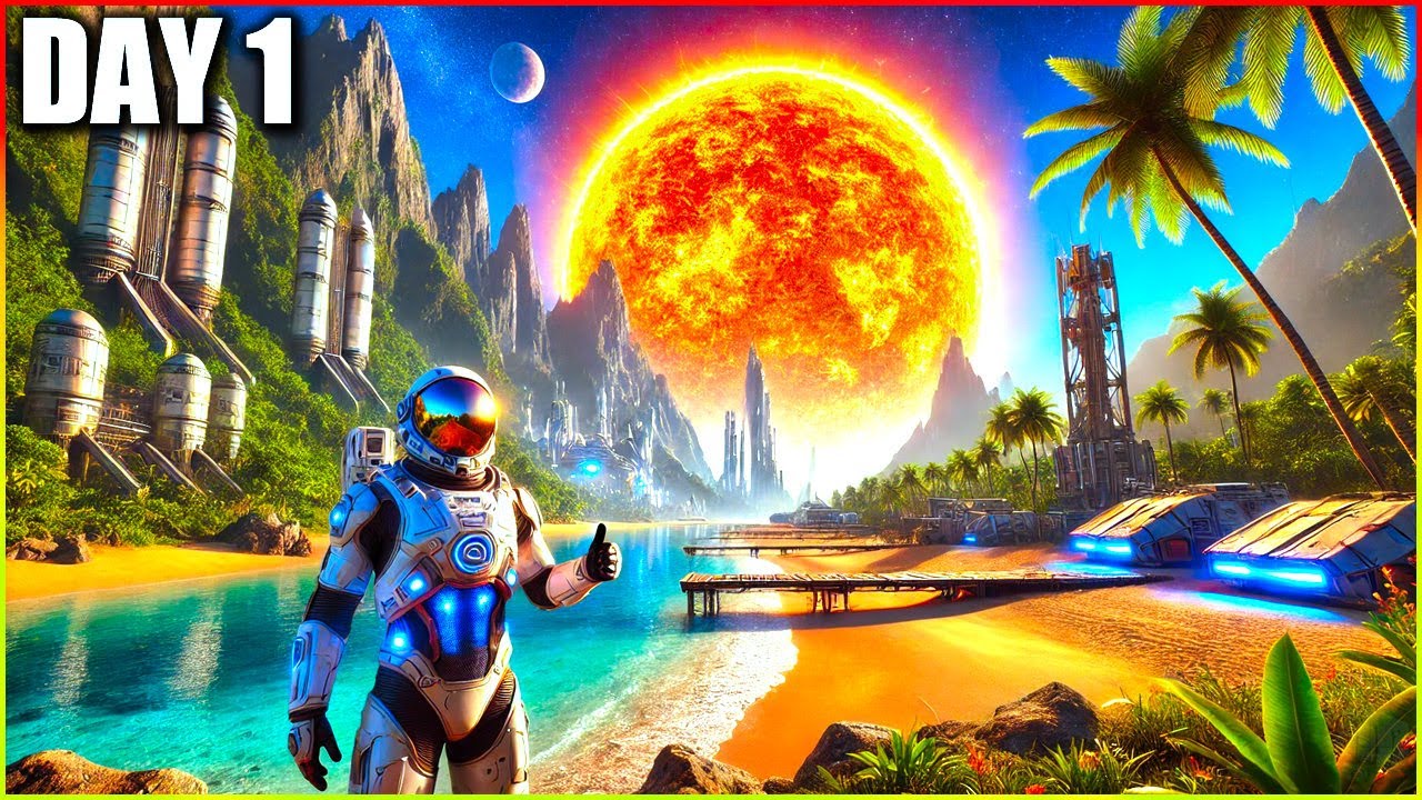 This is a New Craft Build Dyson Rings Survival Game - Star Crafter