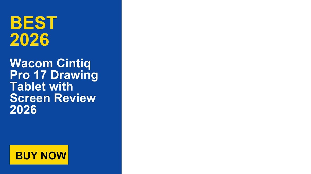 Wacom Cintiq Pro 17 Drawing Tablet with Screen Review 2026