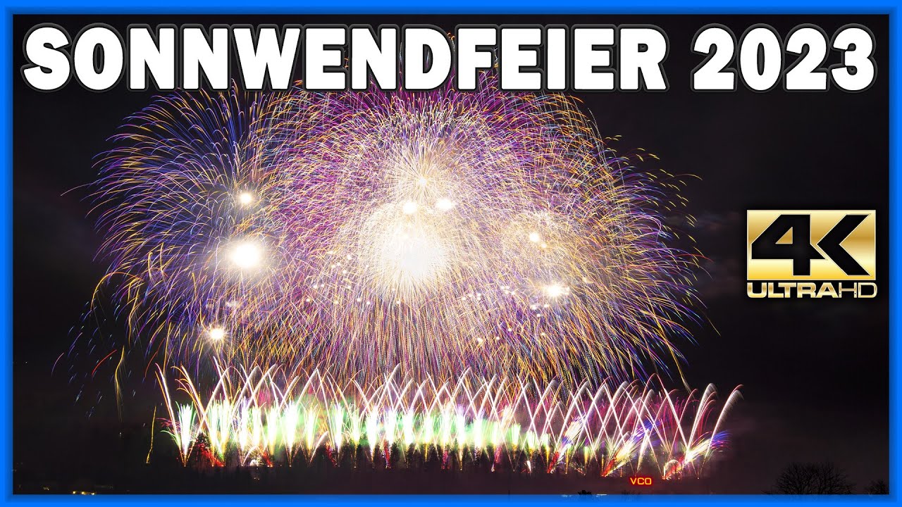 Sonnwendfeier fireworks 2023 - Biggest fireworks from Switzerland! Oensingen - Feuerwerk FULL SHOWS