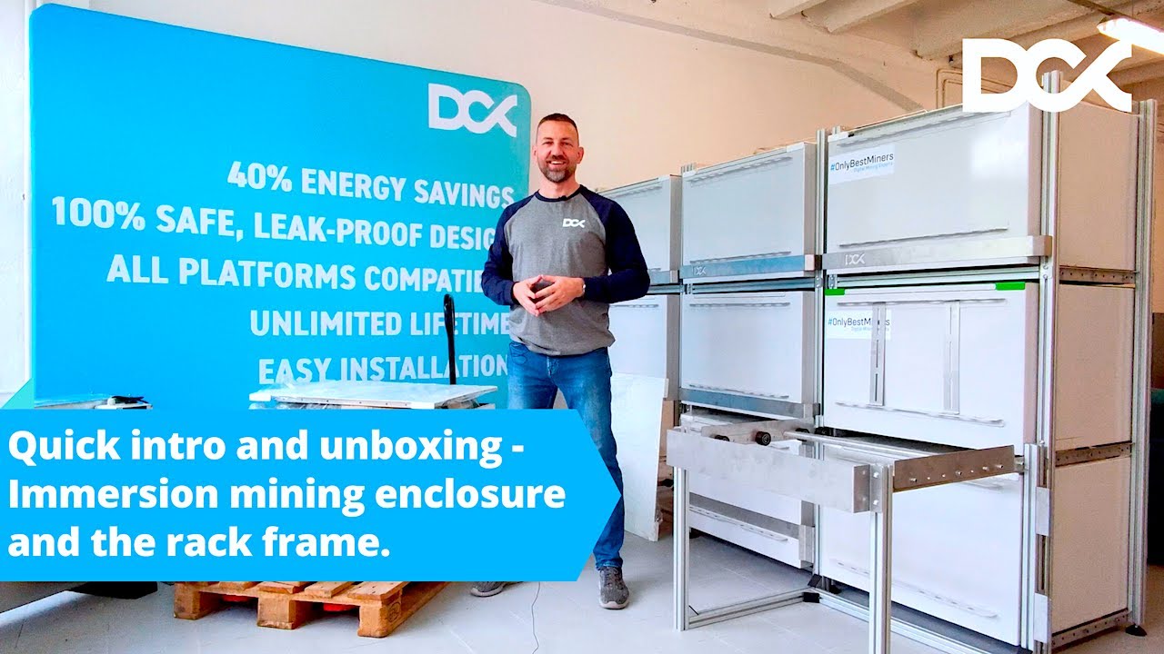 Immersion Mining Enclosure and the Rack frame | Quick intro