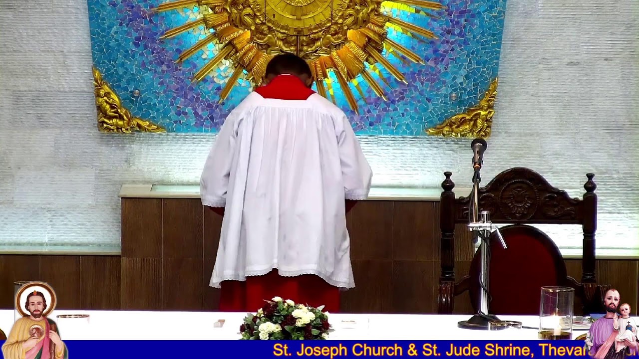 18-03-2026 WEDNESDAY  6.am &7.am  Holy Mass St Joseph & St JUDE Church Thevara