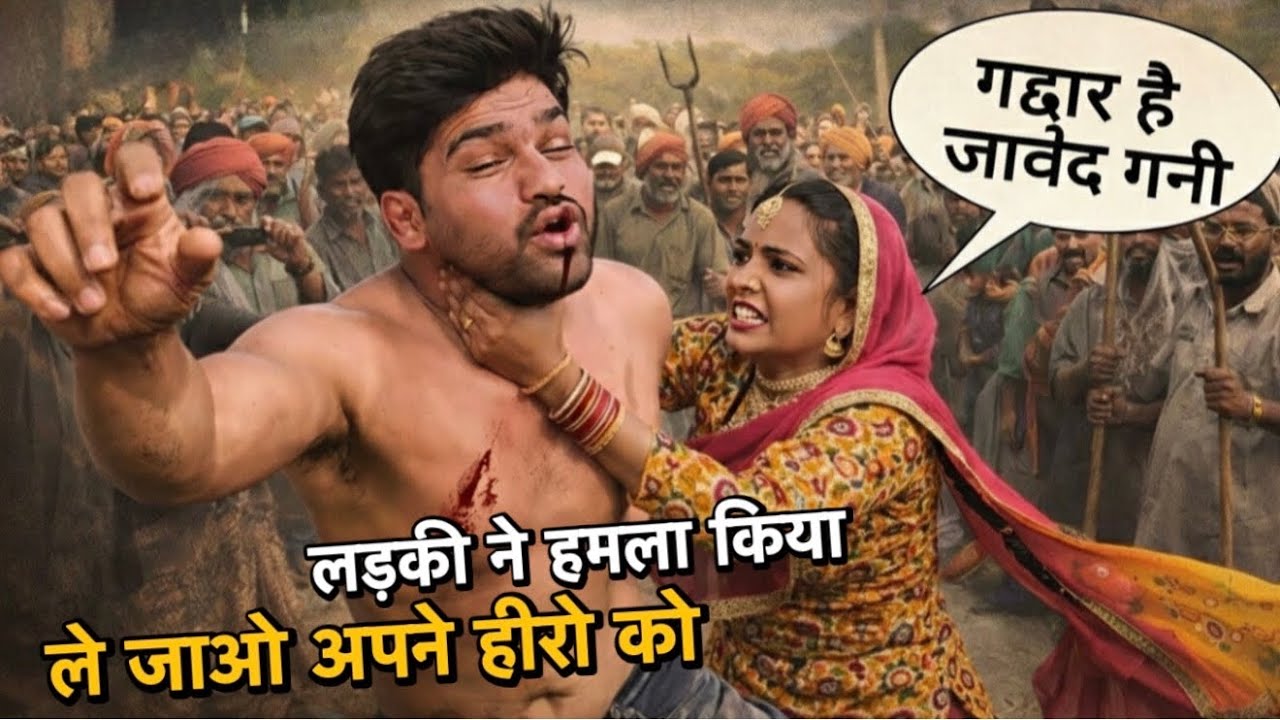 जावेद गनी पर किया एक लड़की ने हमला पूरी पब्लिक गुस्सा में आ गई आंधी तूफान जावेद गनी New Kusti Javed 