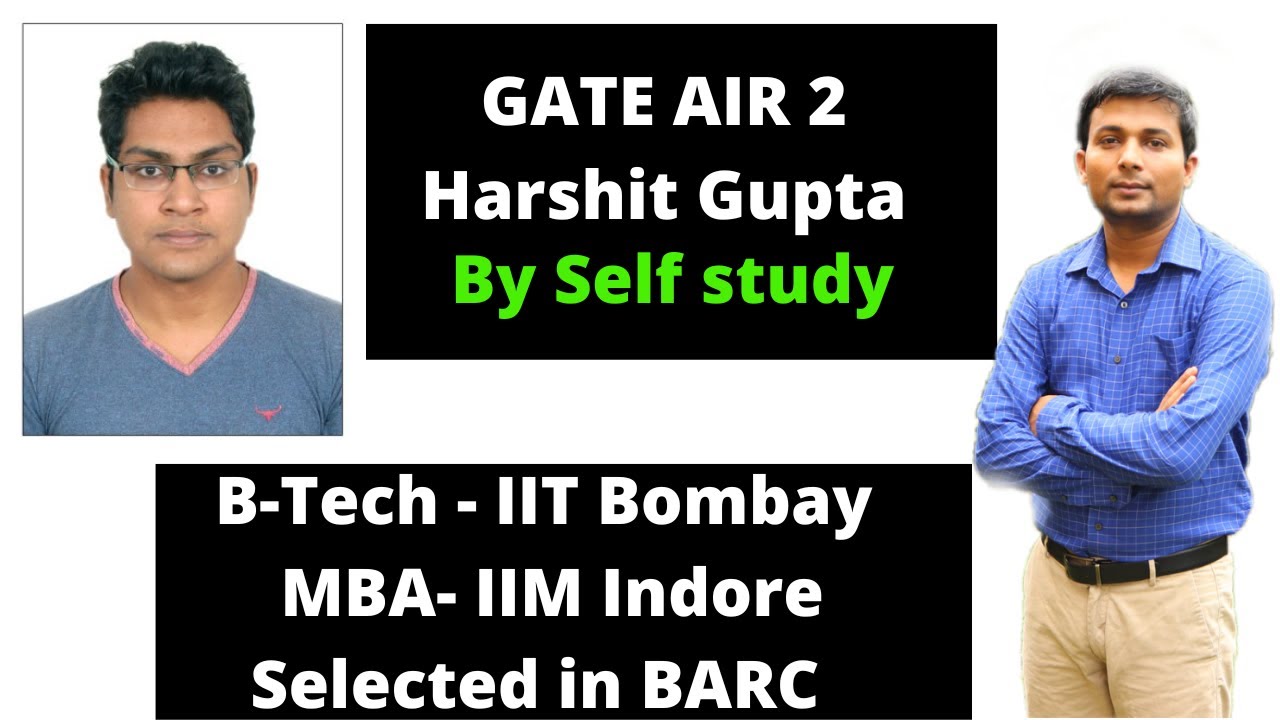 AIR 2 GATE 2023 (CH) Topper Harshit Gupta | GATE Chemical Engineering Topper Interview | IIT Bombay