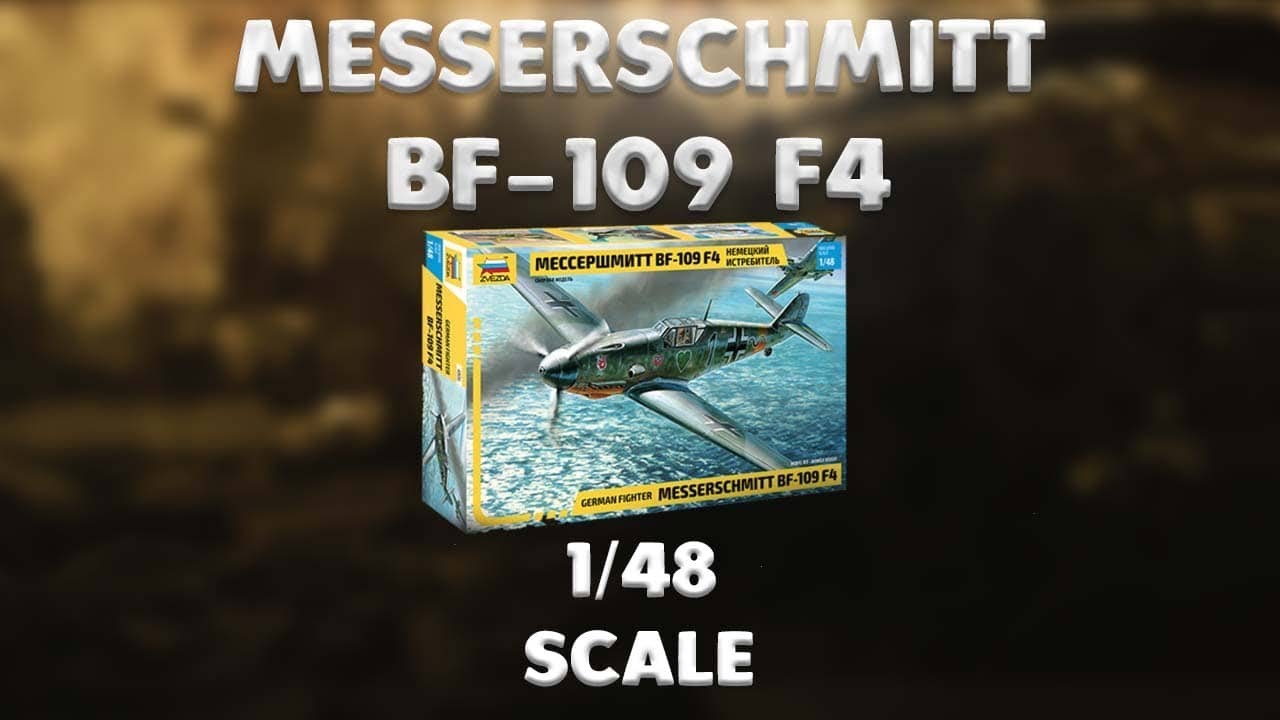 Zvezda Messerschmitt BF-109 F4 (1/48 scale) | ПОКРАСКА И ВЕЗЕРИНГ