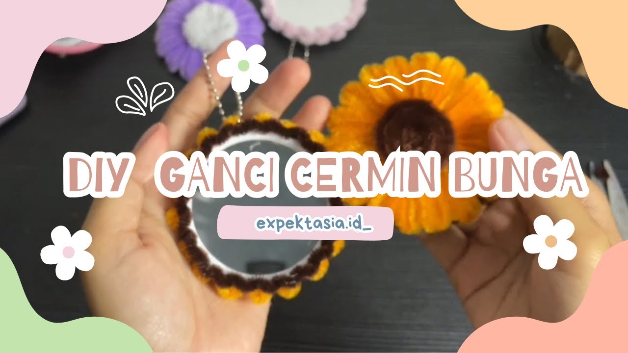 #8🌸DIY KEYCHAIN KAWAT BULU MINI CERMIN AESTHETIC🎀DIY GEN Z MUDAH BANGET!!🎀by expektasia.id
