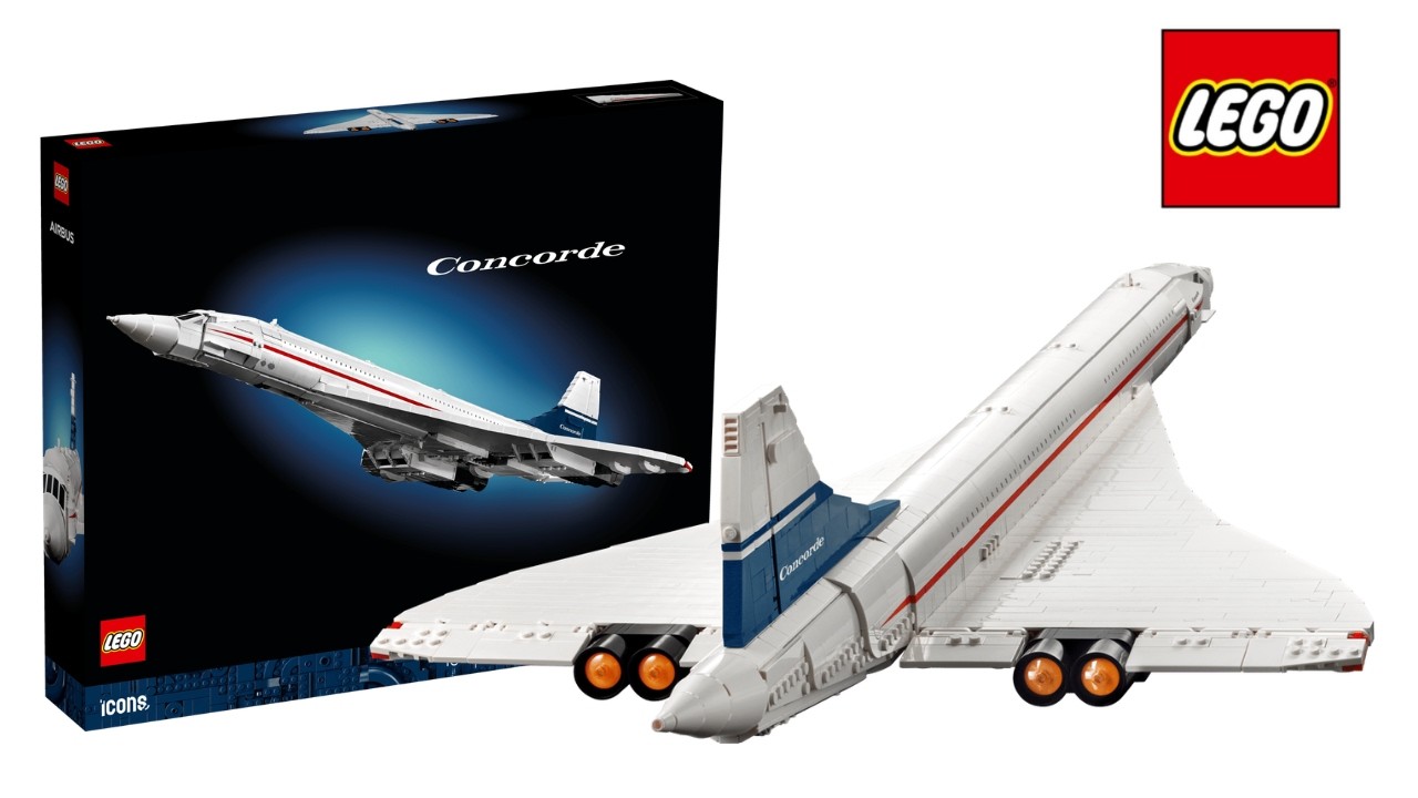 LEGO® Concorde 10318 Speed Build | 2083 Pieces of Supersonic Engineering