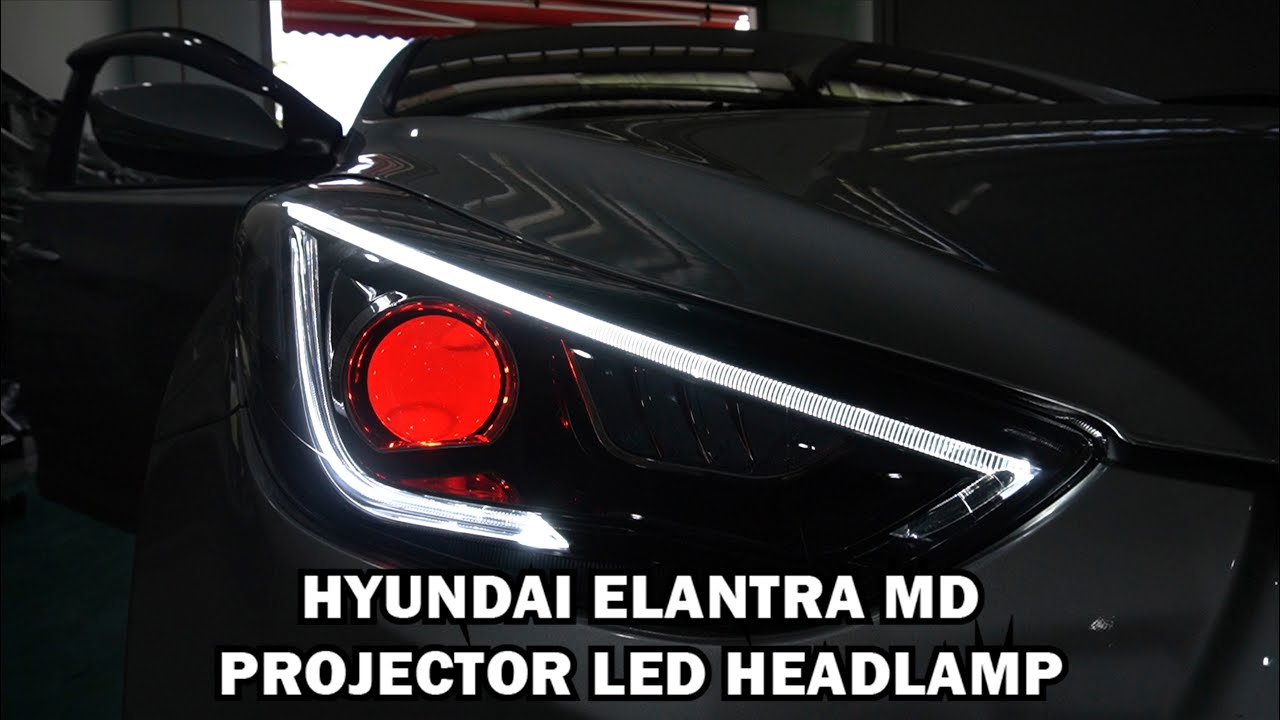 Hyundai Elantra MD Projector LED Headlamp