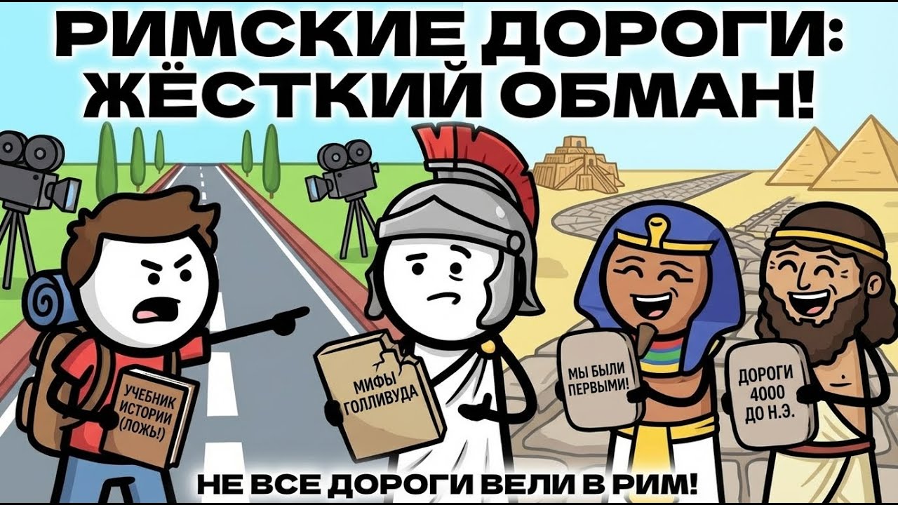 Это строили НЕ римляне. Главный миф Древнего мира разрушен