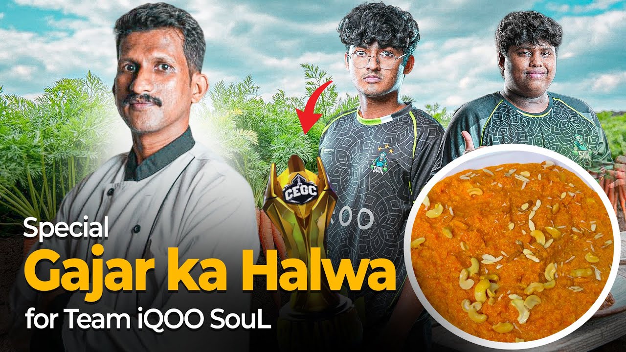 Special Gajar Ka Halwa for iQOO SOUL!! ❤🚀 | by Chef Harish Ji