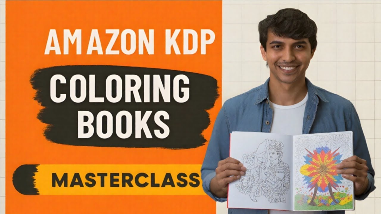 Create & Sell Kids and Adults Coloring Books on Amazon KDP | Full Step-by-Step Course
