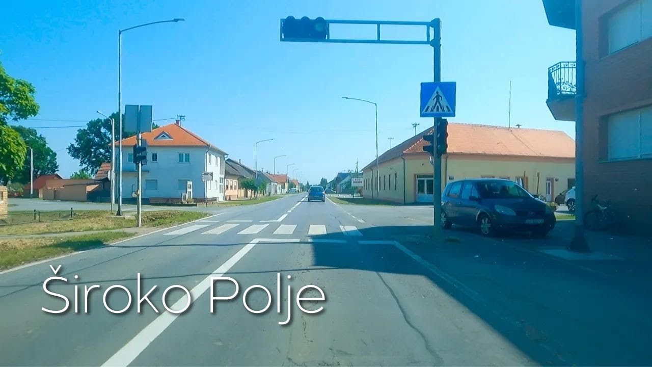Vožnja kroz Slavoniju - Široko Polje | Hrvatska (4. lipnja 2023)