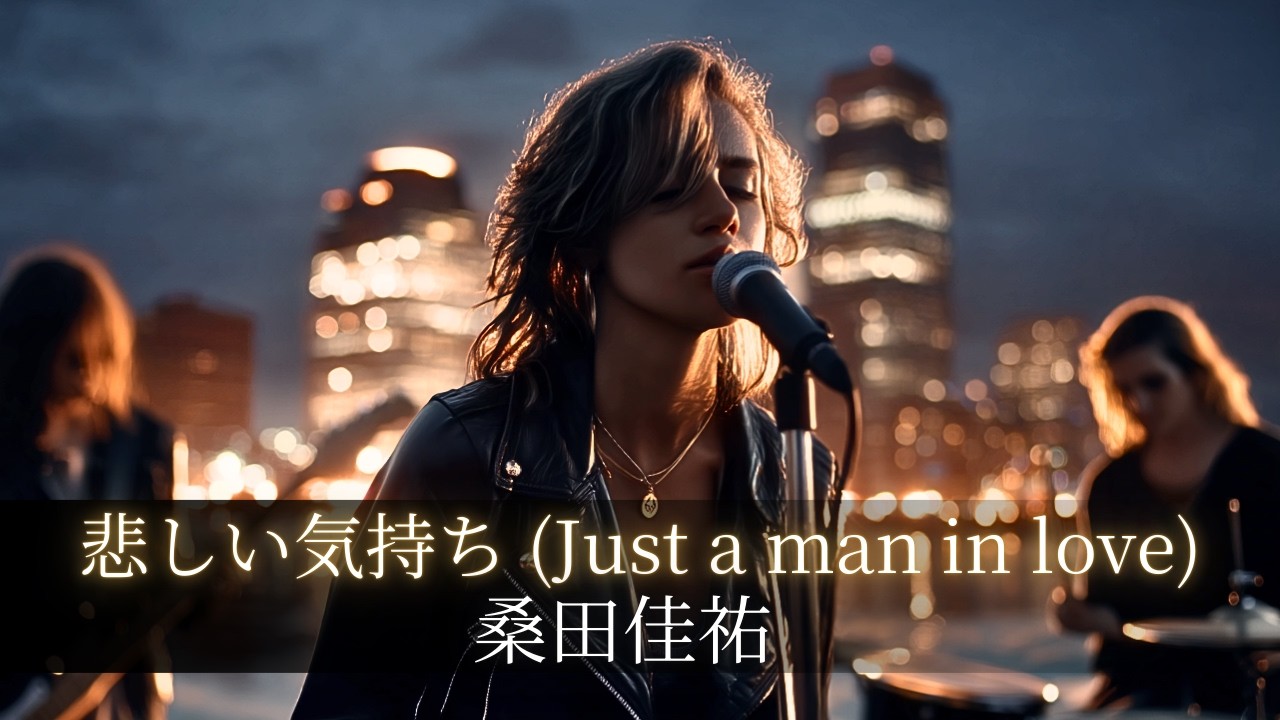 【AI cover】悲しい気持ち(Just a man in love)/桑田佳祐｜ハードロック・アレンジ