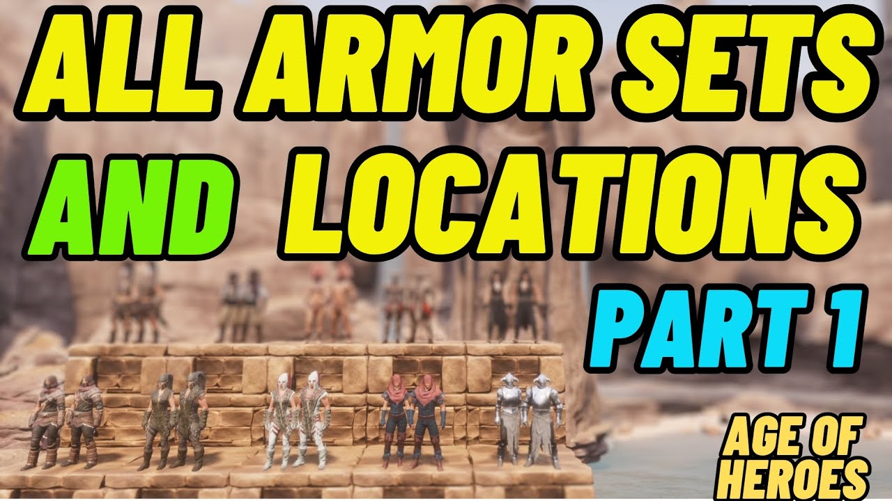 All armor sets and locations part 1 Conan Exiles