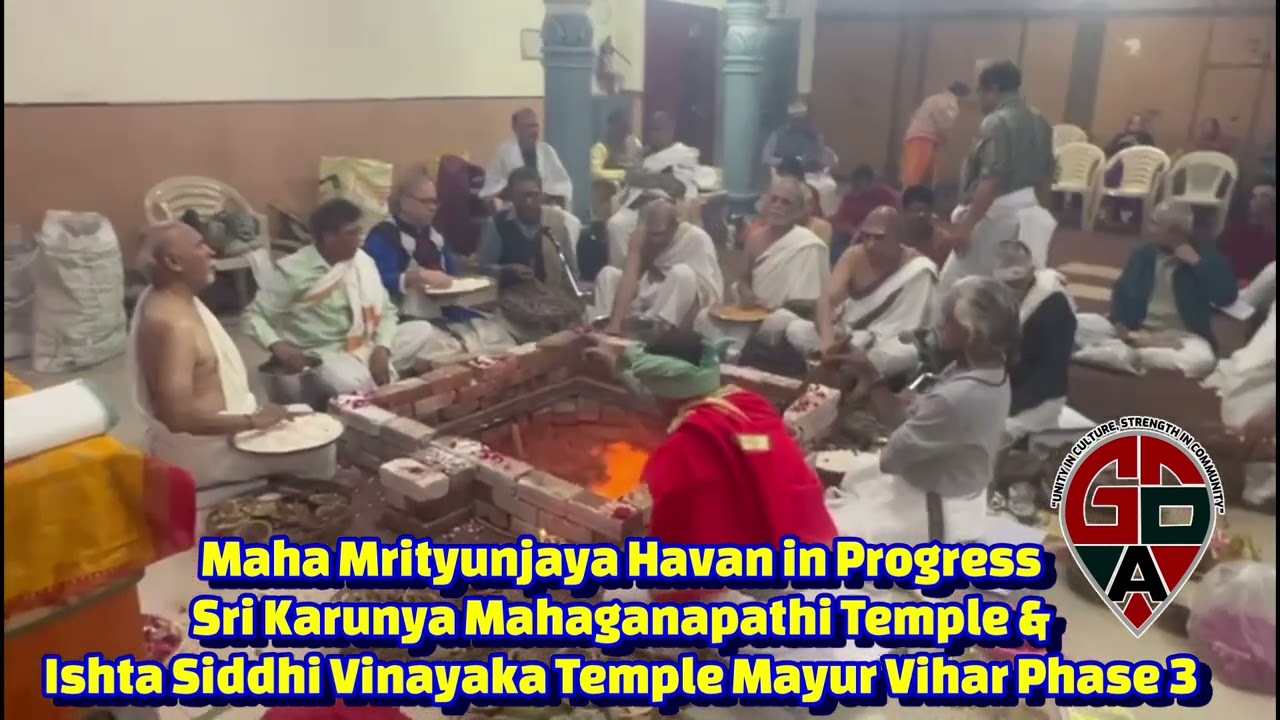 Maha Mrityunjaya Havan | Sri Karunya Mahaganapathi & Ishta Siddhi Vinayaka Temple MV Phase 3